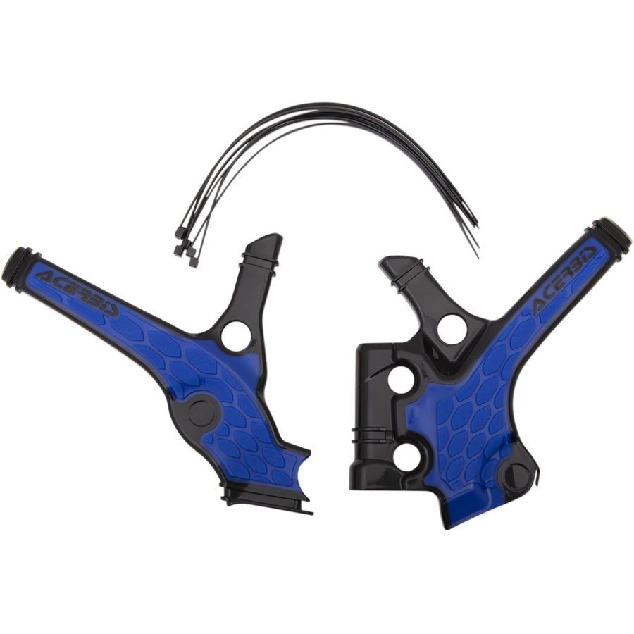 Acerbis X-Grip Frame Guard - Black/Blue 2736391004