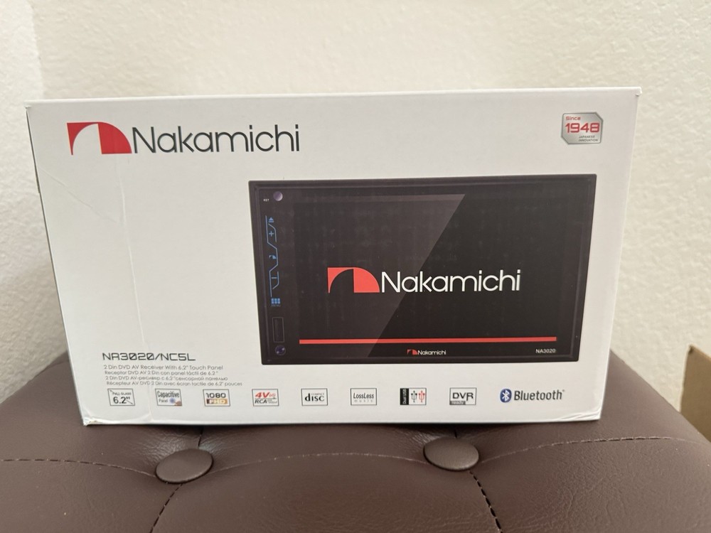 (Bundle) Nakamichi 2-DIN 6.2” Display & Backup Camera (NA3020/NC5L)