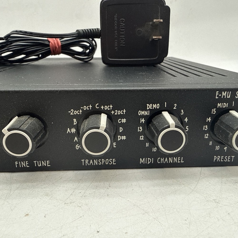 E-MU Systems Proformance Midi Sound Module with Power Supply Vintage