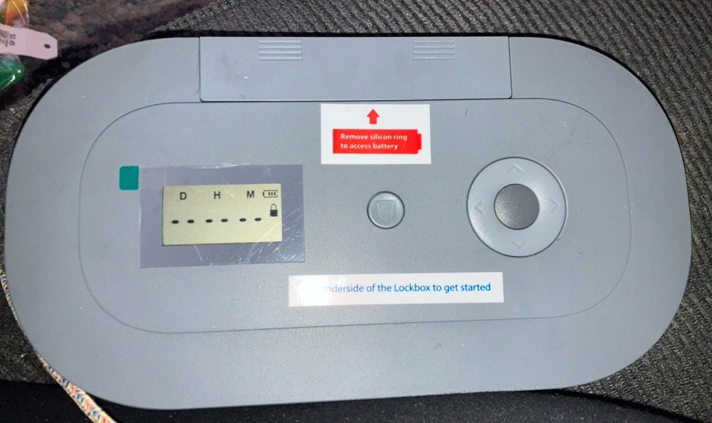 Mindsight Timed Lock Top Only| Bottom Box Missing | Grey |