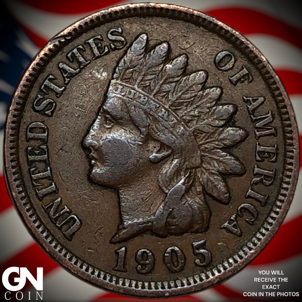 1905 Indian Head Cent Penny X1433