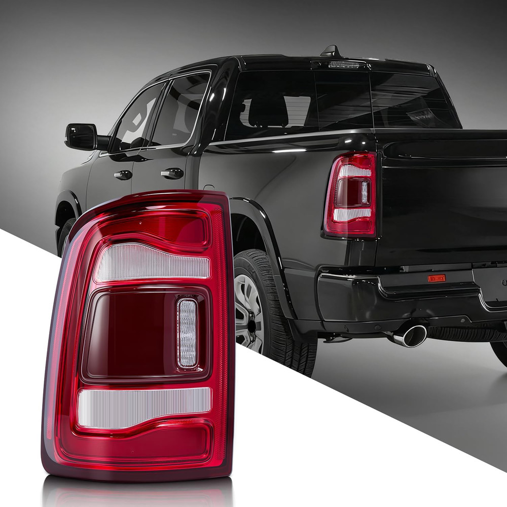 LED Tail Lights for Ram 2500 3500 - Tail Lights Assembly with Blind Spot Compati
