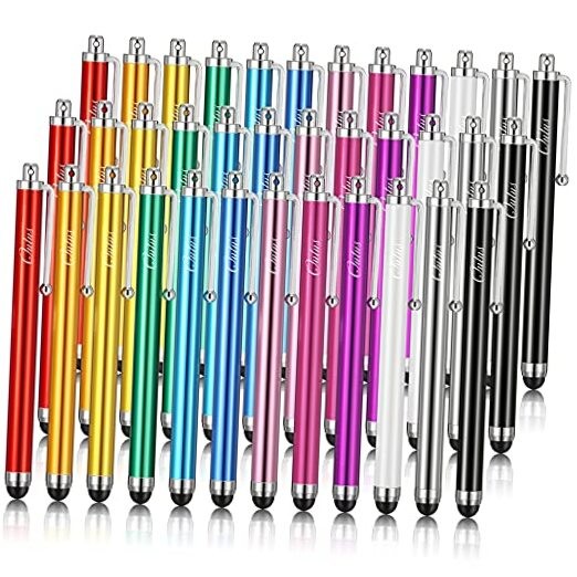 36 Pcs Stylus Pen for Universal Capacitive Touch Screens Devices, Multicolor