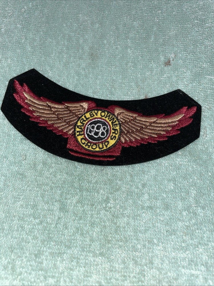 Harley Davidson 1998 Owners Group Membership Rocker Patch New