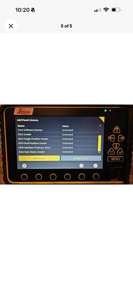 LEICA MCP80 Panel w. MC1 iGG3 Grader Dual Software((SHIPS FAST))