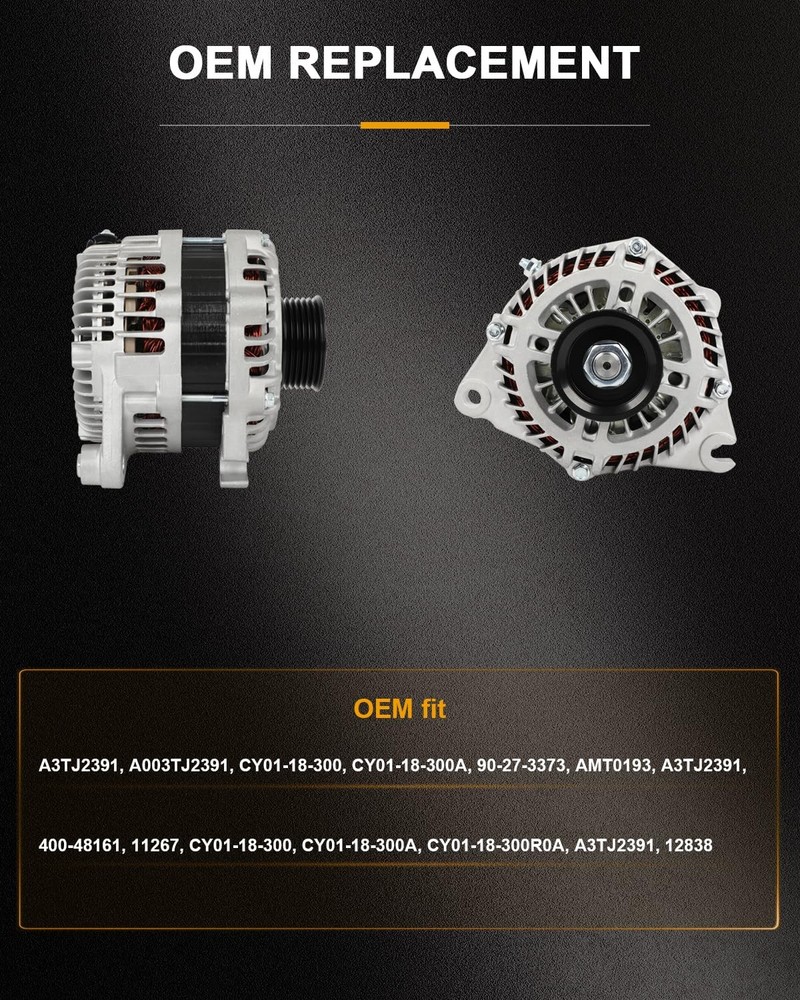 Alternator Replacement for 6 CX-9 2009-2015 11267