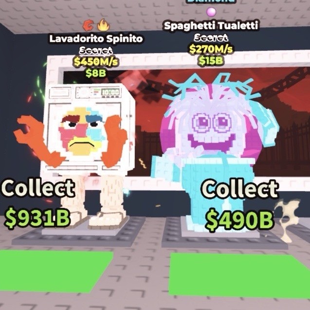 Lavadorito Spinito & Spaghetti Tualetti Secret Diamond  bundle