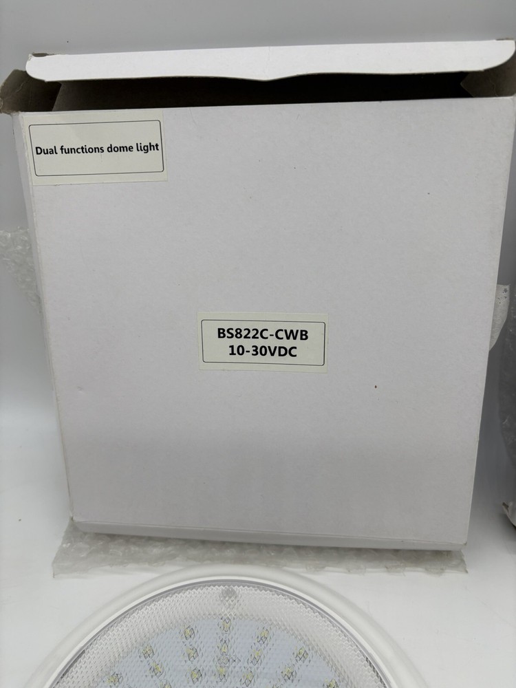 2 Dual Functions Dome Lights BS822C-CWB 10-30VDC & BS822F-CWW 10-30VDC Dimmable