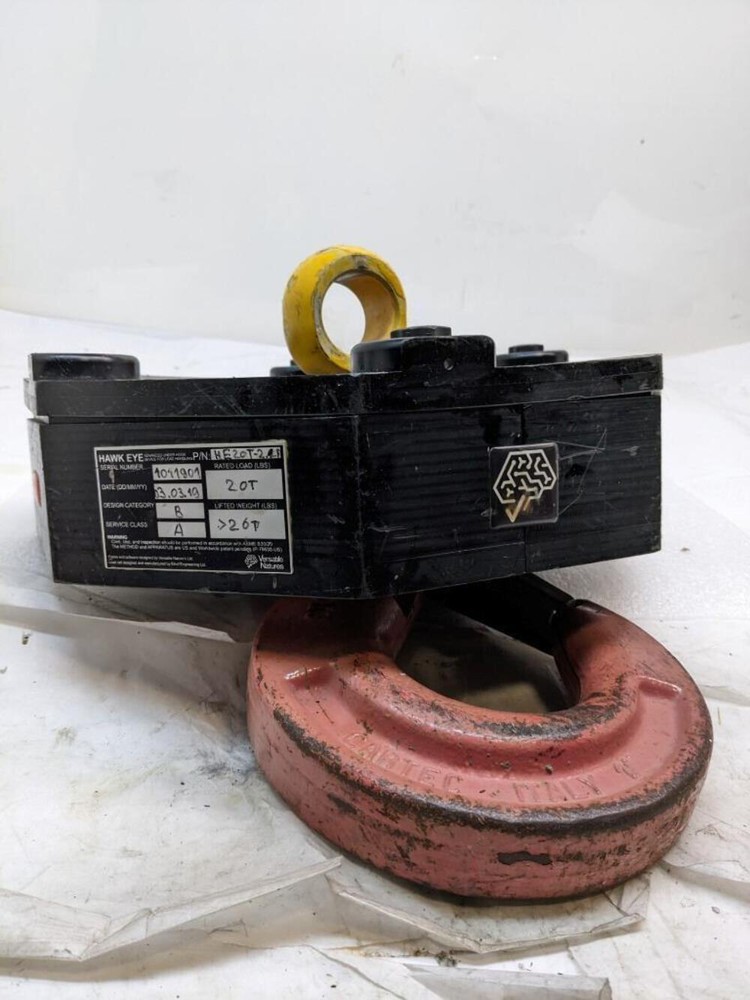 VERSATILE NATURES AI CRANE DATA HAWK EYE UNDER HOOK ATTACHMENT 20T LOAD H1