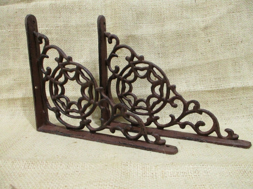 4 Shelf Brackets Spider Shelf Decor Spider Web Shelving Corbels Rustic Braces