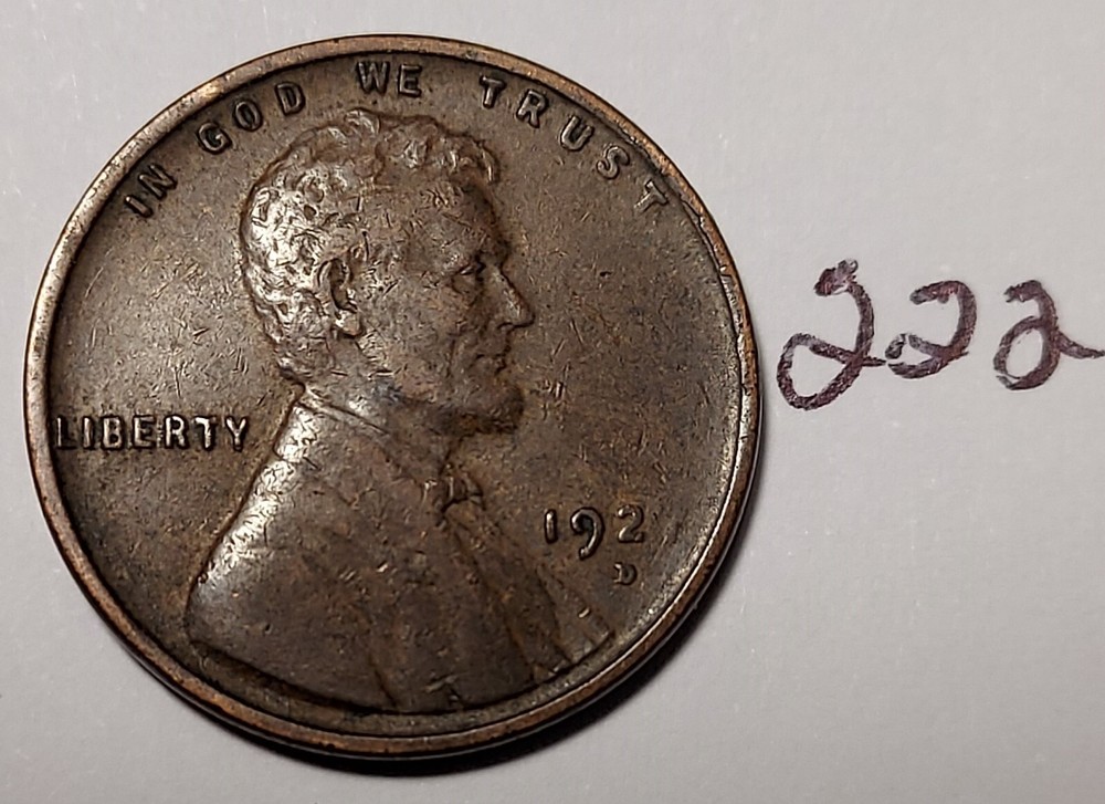 1927-D Lincoln Wheat Cent    High Grade    #222