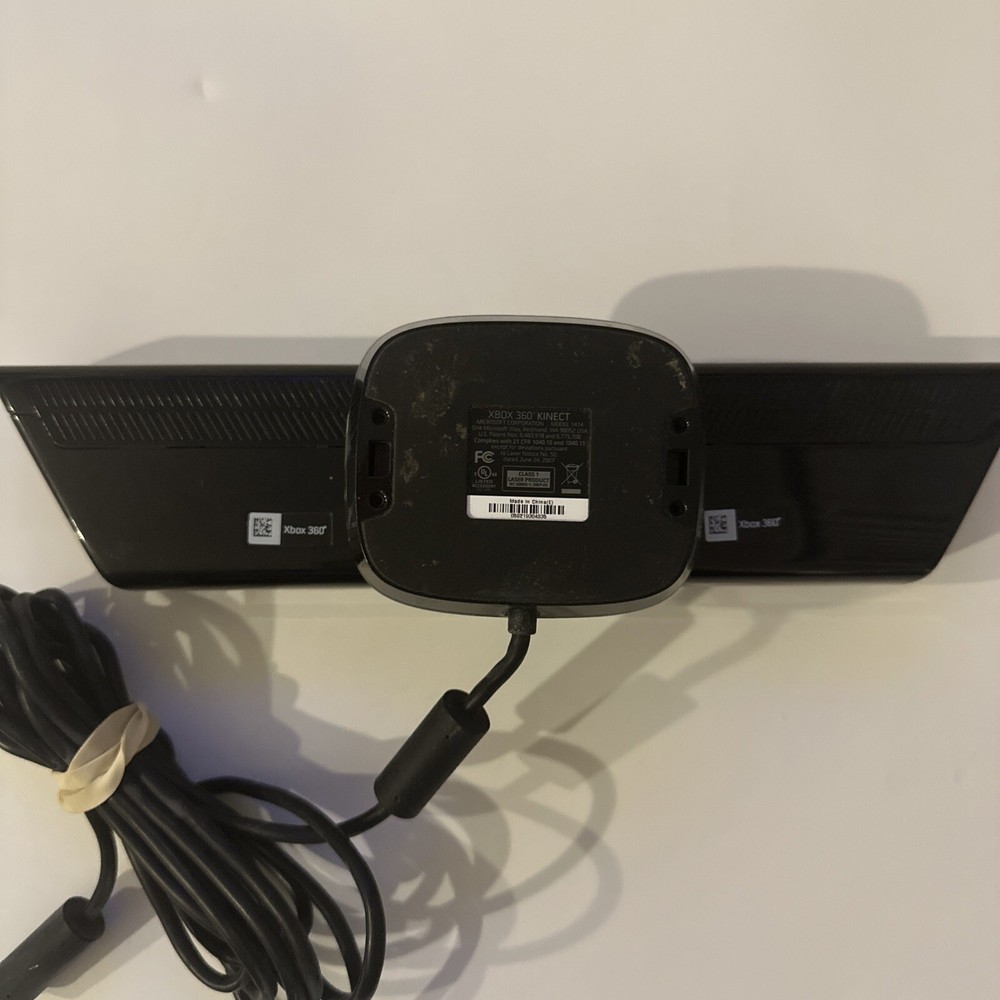 Genuine Microsoft Xbox 360 Kinect Connect Black Sensor Bar Model #1414