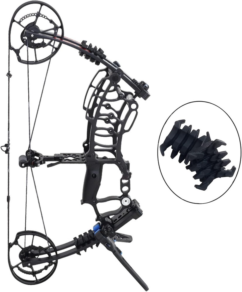 High-Performance Bow Limb Dampeners for Compound Bows & Crossbows - Black