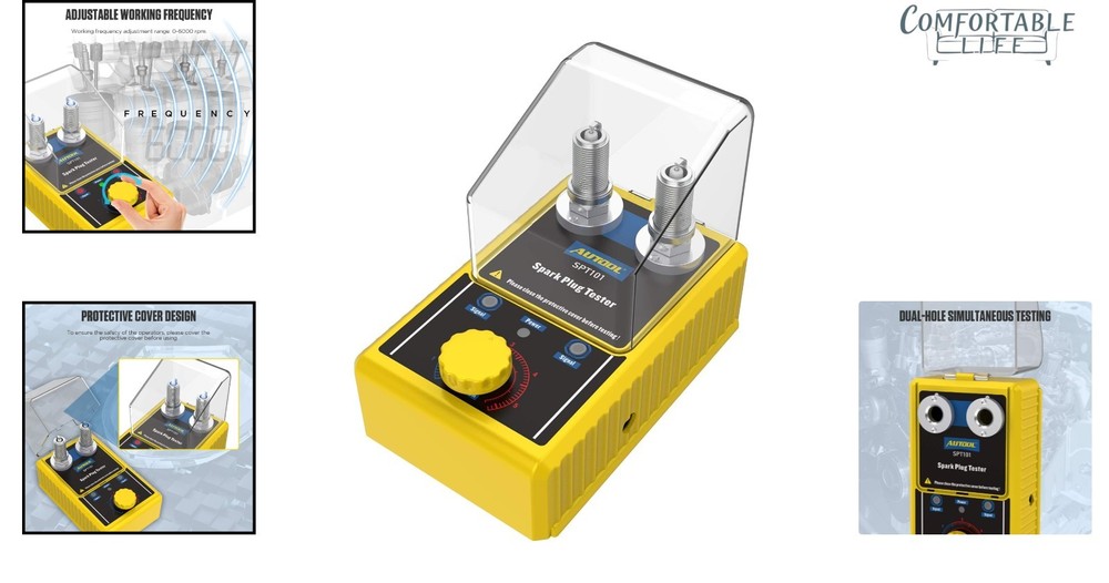 Professional Automotive Engine Ignition Analyzer 0-6000rpm for Safety Testing