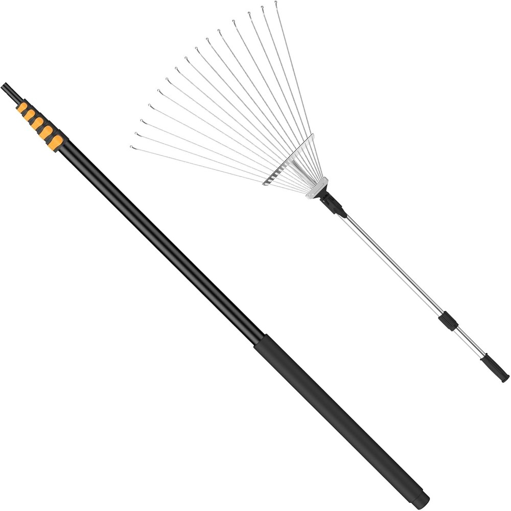 Telescoping Roof Rake 7 31ft for Leaves Snow