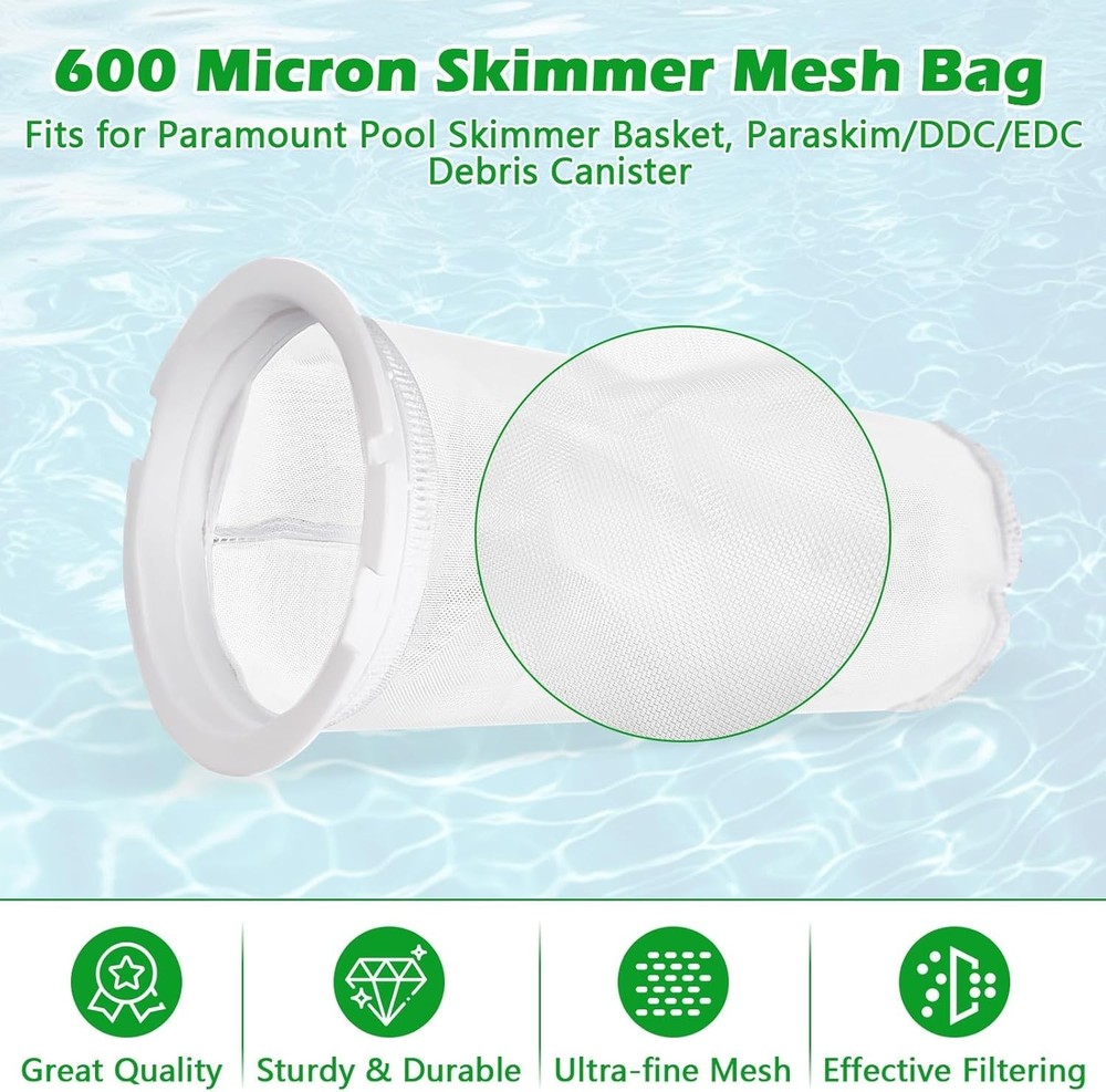 superbobi Fine Mesh Bag 004152451700 Replacement for Paramount Pool Skimmer