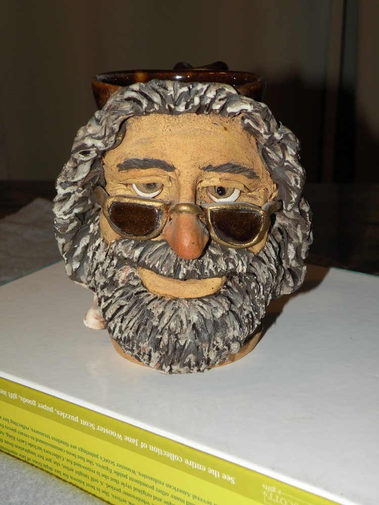 JERRY GARCIA Vintage Custom Mug Grateful Dead