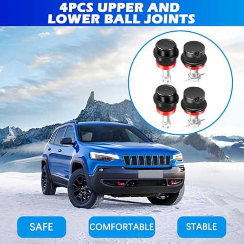 10642 Ball Joint Kit - Upper & Lower Heavy Duty Replacement Compatible with