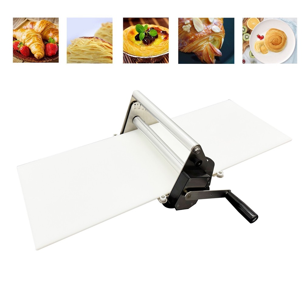 Hand Cranked Dough Roller Dough Sheeter Baking Crisp Shortener Pastry Machine