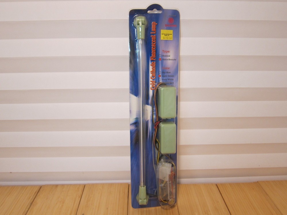 Vintage COOLMAX Cold Cathode Fluorescent Lamp Light Computer Case - Light Green