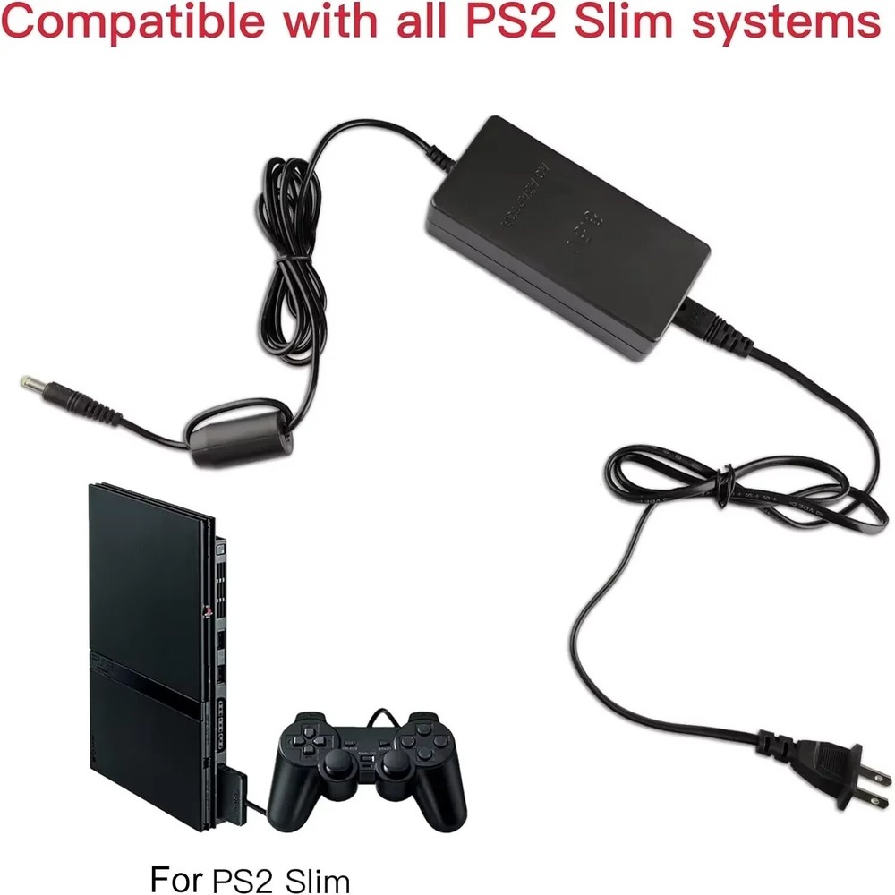 Power Adapter for PS2 and PS2 Slim 70000 US Plug