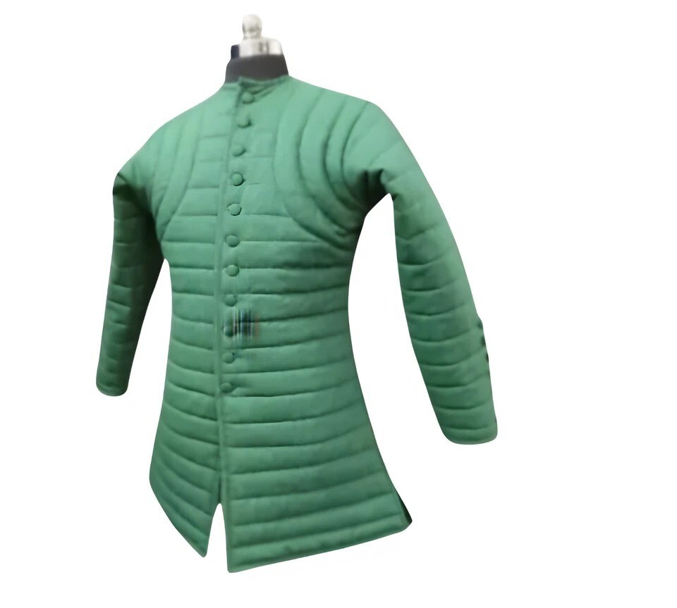 Medieval Cotton Thick Padded Gambeson Armor Jacket SCA LARP