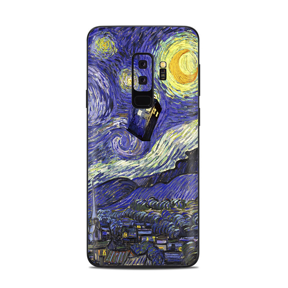Samsung Galaxy S9 Plus Skins Decals - Tardis Starry Night