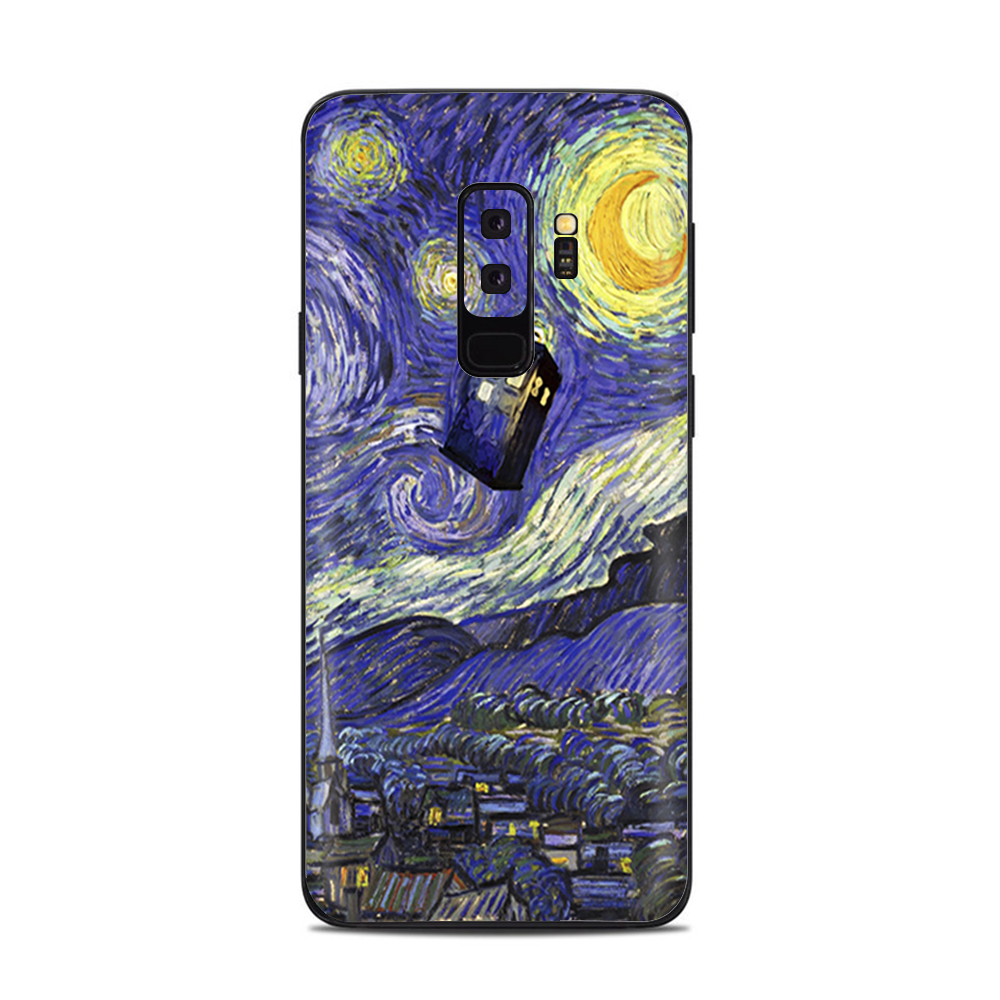 Samsung Galaxy S9 Plus Skins Decals - Tardis Starry Night