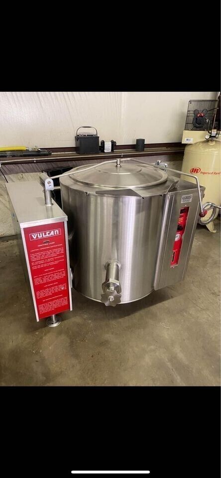 Vulcan 40 gallon tilting steam kettle