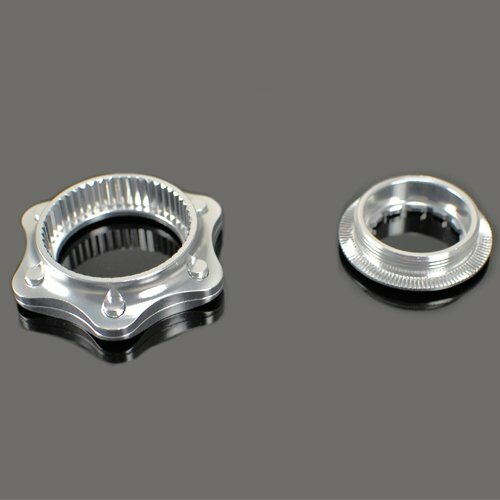 KCNC Disc Rotor CENTER-LOCK Adapter, Silver
