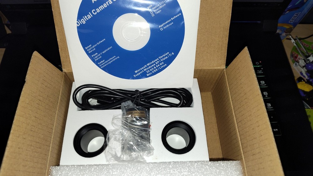 Amscope 5MP USB 2.0 MD130 200mA Digital Eyepiece Microscope Camera
