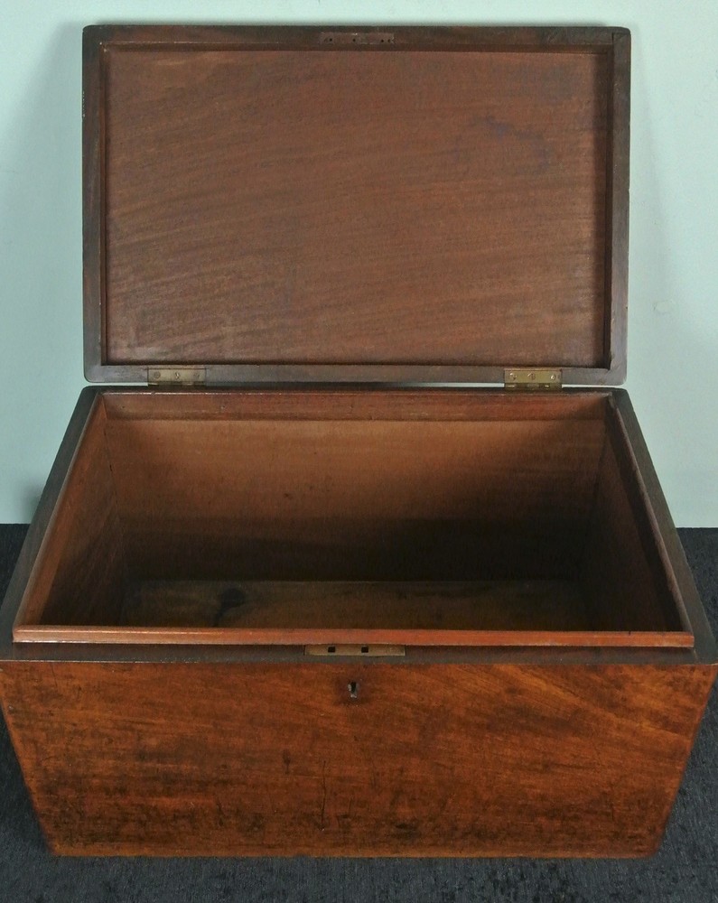 Early Victorian Teak Campaign Chest c. 1850
