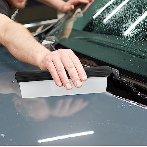 2-Pack 12.2" Car Drying Squeegee Water Blade - Flexible Silicone Auto Wiper Tool