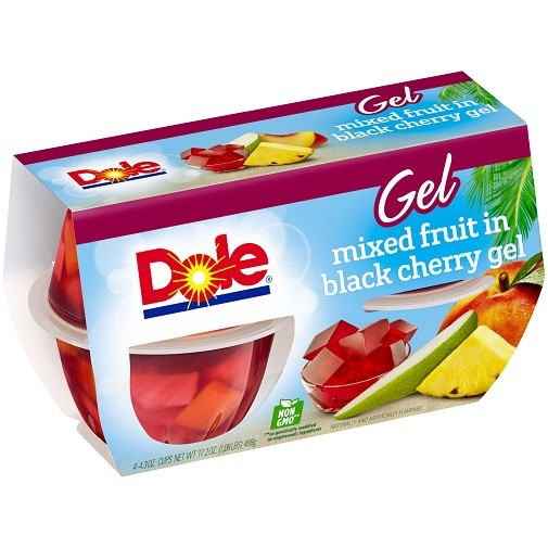 Dole Gel Mixed Fruit Cups
