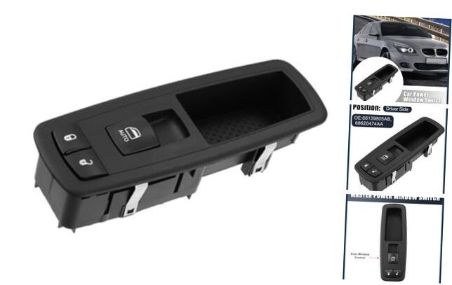 Power Window Switch, Right Passenger Side Window Control Switch