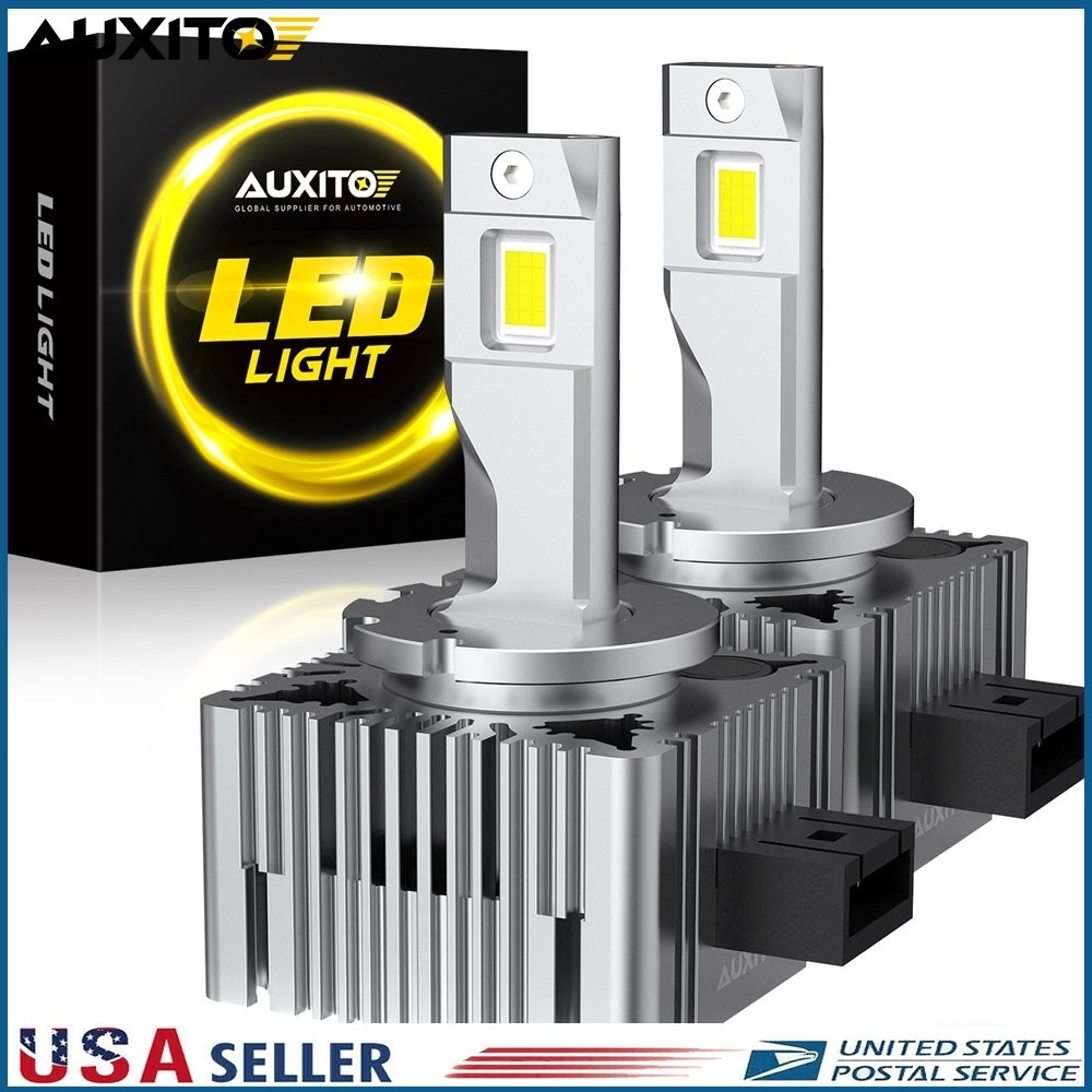 AUXITO D3S D3R 80000LM LED Headlight High Low Beam HID Xenon Replace Bulbs 6500K