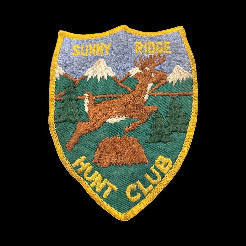 Vintage Sunny Ridge Hunting Club Patch