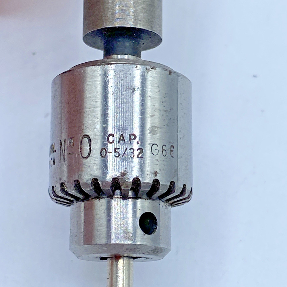 #0 Jacobs precision Drill Chuck 0-5/32" Cap. with A4000 Drill Adapter