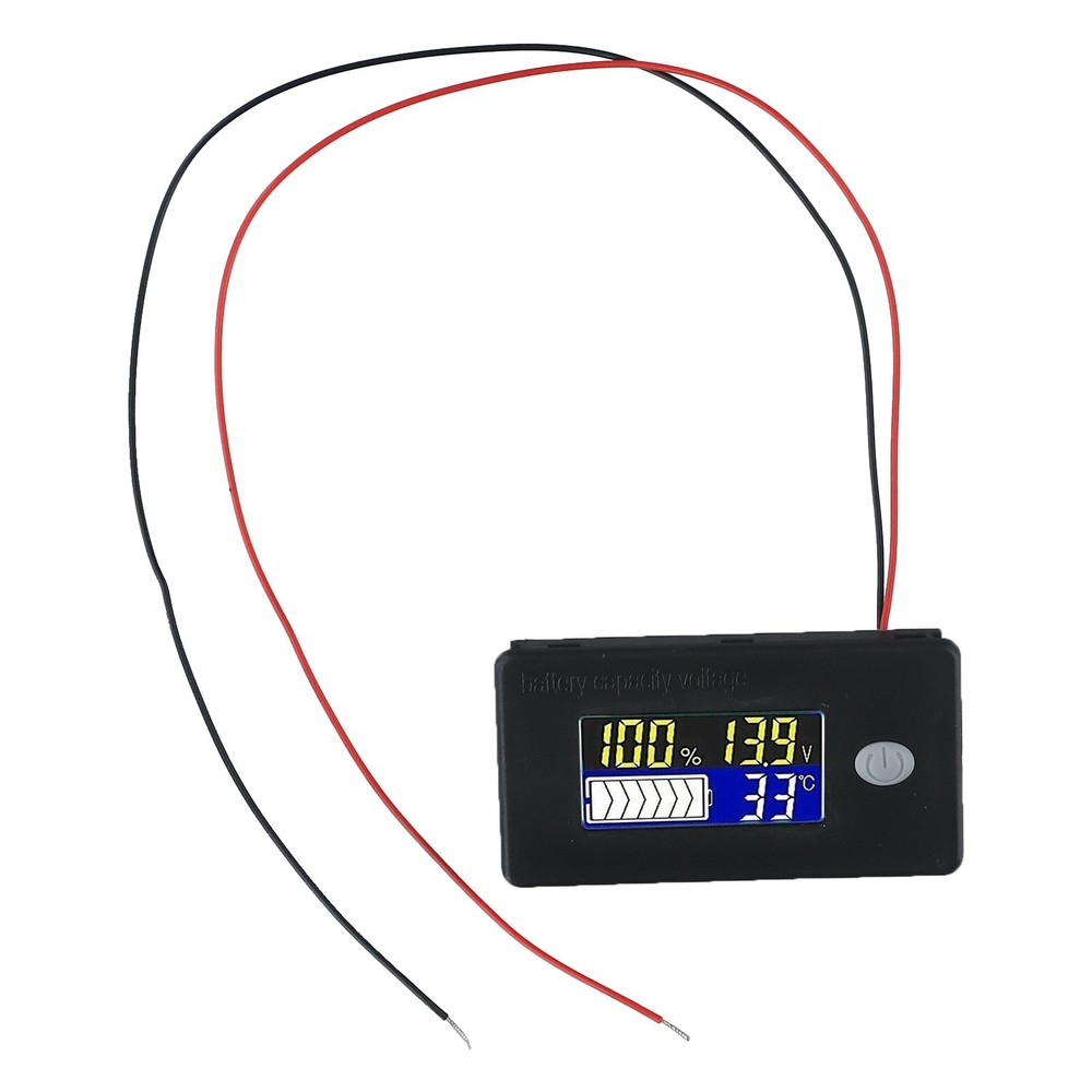 Digital Display Battery Meter Vibrant LCD Color Screen Multifunctional Display