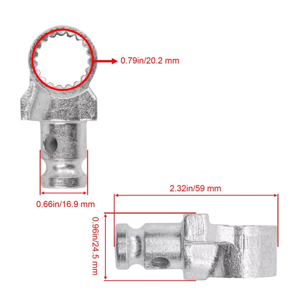Kick Start Joint Knuckle Steel Structure Chrome Plating Kick Starter Lever Join･