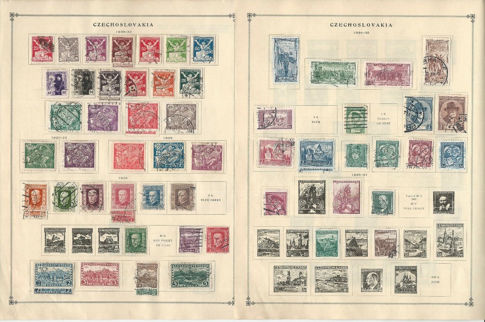 Czechoslovakia Stamp Collection on 26 Pages, Nice Selection, JFZ