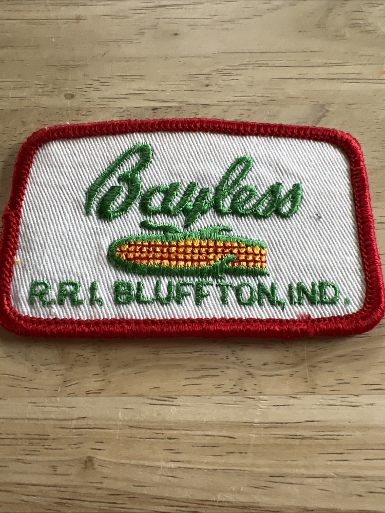 Vintage R.R.I. Bluffton Ind.seed Co. Patch