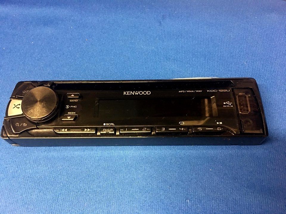 faceplate kdc-122u kenwood aux  usb