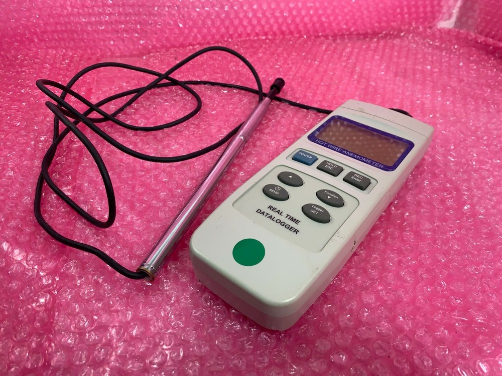 Omega Hot Wire Anemometer- Real Time Data Logger