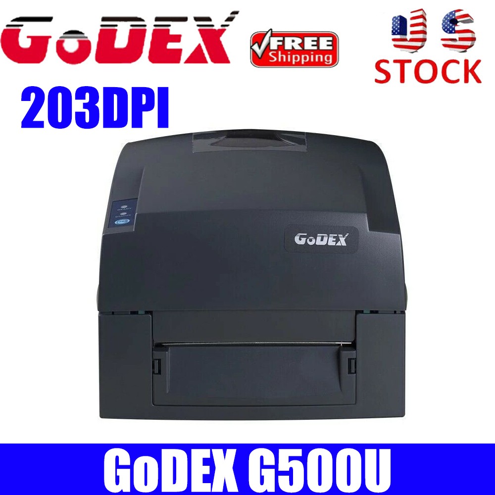 GODEX G500U USB Desktop Thermal Transfer Printer 203 dpi Printer for Barcodes