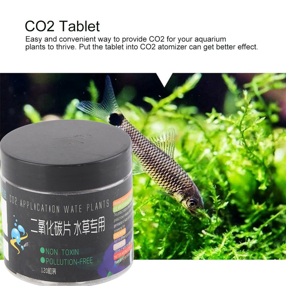 CO2 Tablet Carbon Dioxide Diffuser For Water Plant Grass Fish Tank Aquarium WT