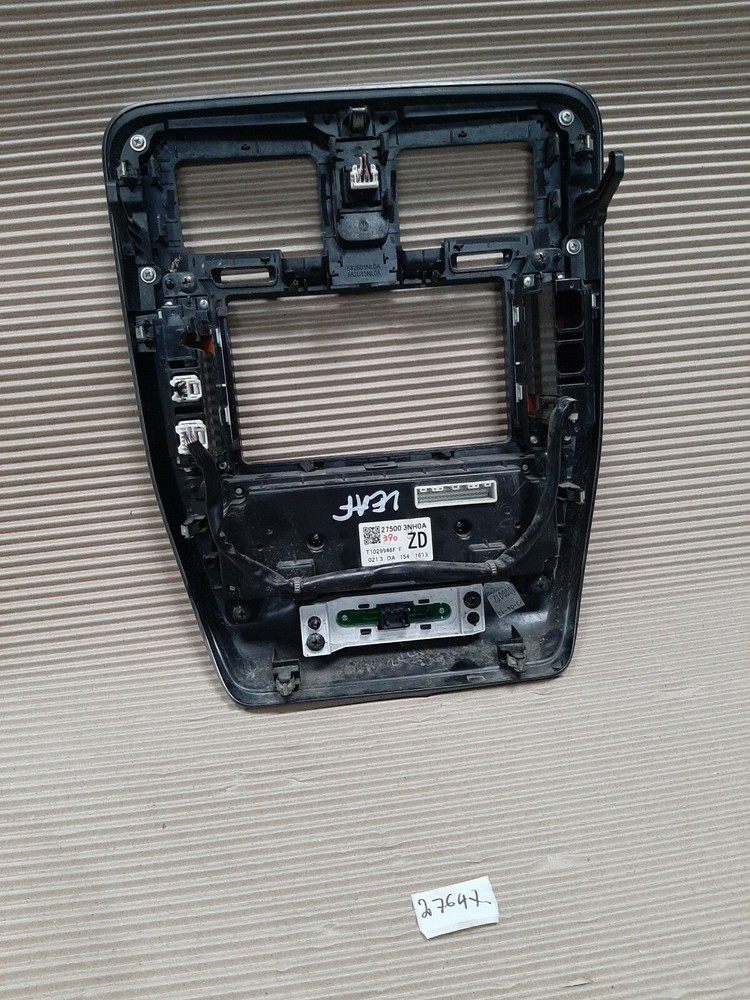 2013 INSTRUMENT PANEL CLIMATE CONTROL UNIT 682603NL0A NISSAN LEAF