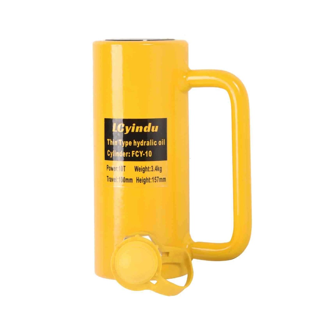 10T Hydraulic Cylinder Jack Ram 4" Stroke Solid Single Acting Lifting Jack