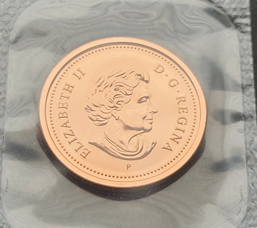 ***  CANADA  2006 P  ***  ONE  CENT  MAGNETIC  ***  PROOF  LIKE  SEALED  ***