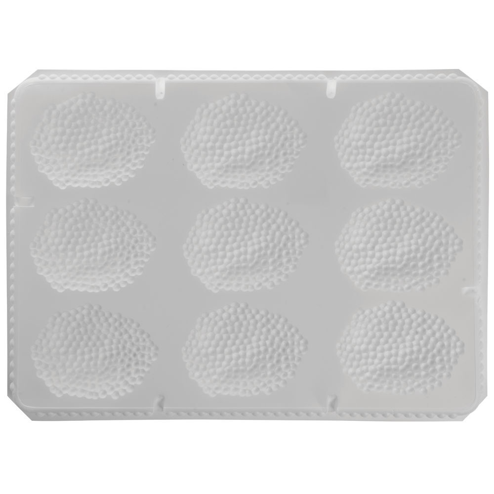 Culinary Puree White Polypropylene Peas Puree Mold - 17"L x 11"W